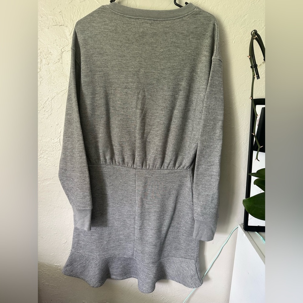 Express One Eleven Women Gray Casual Dress S
